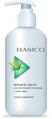 Купить hasico (хасико) мыло жидкое для интимной гигиены алоэ вера, 250мл в Богородске