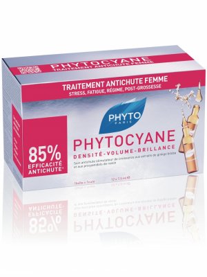 Купить фитосолба фитоциан (phytosolba phytocyane) средство против выпадения волос ампулы 7,5мл х12 шт в Богородске
