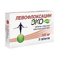Купить левофлоксацин эколевид, таблетки, покрытые пленочной оболочкой 500мг, 5 шт в Богородске