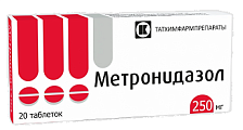 Купить метронидазол, таблетки 250мг, 20 шт в Богородске