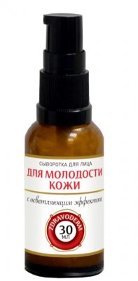 Купить zdravoderm (здраводерм) сыворотка для лица для молодости кожи с осветляющим эффектом, 30 мл в Богородске