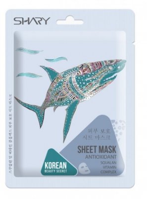 Купить шери (shary) маска-антиокисдант для лица сквалан и комплекс витаминов 25г в Богородске