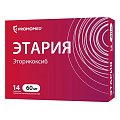 Купить этария, таблетки, покрытые пленочной оболочкой 60мг, 14 шт в Богородске