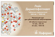 Купить лайс дерматофагоидес, таблетки подъязычные 300ае 10 шт + 1000ае 30 шт от аллергии в Богородске