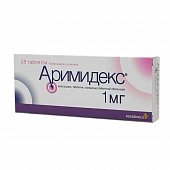 Купить аримидекс, таблетки, покрытые пленочной оболочкой 1мг, 28 шт в Богородске