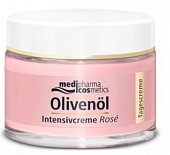 Купить медифарма косметик (medipharma cosmetics) olivenol крем для лица дневной интенсивный роза, 50мл в Богородске