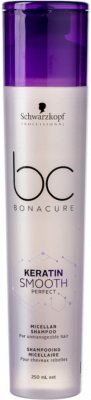 Купить schwarzkopf bonacure keratin smooth perfect (шварцкопф) шампунь мицеллярный для волнистых и непослушных волос, 250 мл в Богородске