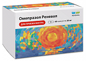 Купить омепразол реневал, капсулы кишечнорастворимые 20мг, 60 шт в Богородске