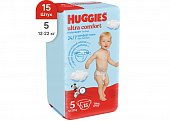 Купить huggies (хаггис) подгузники ультра комфорт для мальчиков 12-22кг 15шт в Богородске