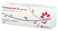 Купить клиндацин б пролонг, крем вагинальный 2%+2%, туба 19г+аппликатор 3шт в Богородске