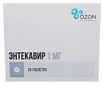 Купить энтекавир, таблетки, покрытые пленочной оболочкой 1мг, 30 шт бад в Богородске