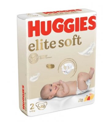 Купить huggies (хаггис) подгузники elitesoft 2, 4-6кг 82 шт в Богородске
