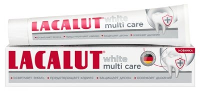 Купить lacalut white multi care (лакалют), зубная паста для осветления эмали и заботы о деснах, 60г в Богородске