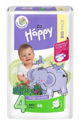 Купить bella baby happy (белла) подгузники 4 макси 8-18кг 66 шт в Богородске