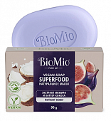 Купить biomio (биомио) bio-soap superfood мыло натуральное с экстрактом инжира и баттером кокоса 90 г в Богородске