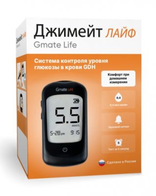 Купить глюкометр gmate life (джимейт лайф), комплект в Богородске