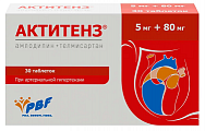 Купить актитенз, таблетки 5 мг + 80 мг, 30 шт в Богородске
