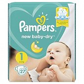 Купить pampers new baby (памперс) подгузники 1 ньюборн 2-5кг, 27шт в Богородске