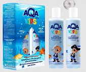 Купить aqa baby (аква беби) kids набор: шампунь и гель для душа для мальчиков с морскими минералами 200 мл+пена для ванны с лавандой 200 мл в Богородске