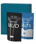 Купить доктор сиа (dr.sea) набор целебные дары мертвого моря: соль для ванн 500г+минеральная черная грязь 600г в Богородске