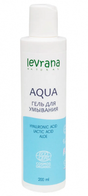 Купить levrana (леврана) гель для умывания aqua, 200мл в Богородске