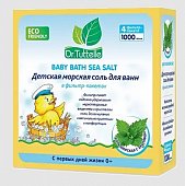 Купить dr.tuttelle (доктор туттелле) соль для ванны морская детская с крапивой, 1000г в Богородске