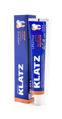 Купить klatz (клатц) зубная паста активная защита без фтора, 75мл в Богородске
