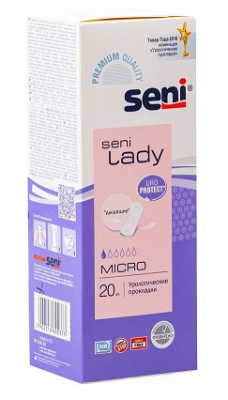 Купить seni lady (сени леди) прокладки урологические микро 20шт в Богородске