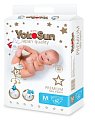 YokoSun Premium (ЙокоСан) подгузники детские размер M (5-10кг) 62шт