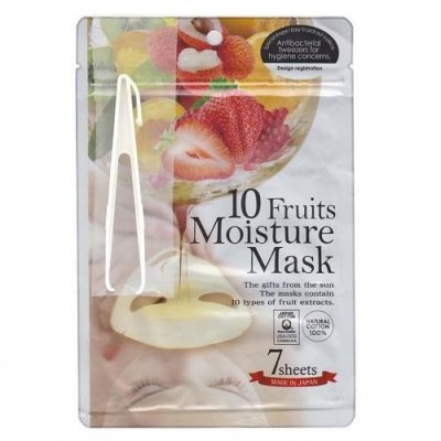 Купить japan gals (джапан галс) маска 10 фруктов pure5 essential, 7 шт в Богородске