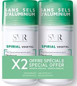 Купить svr spirial (свр) набор: дезодорант-антиперспирант растительный, 50 мл х 2 шт в Богородске