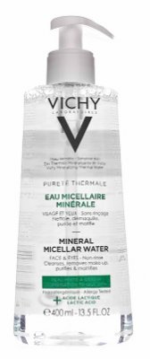 Купить виши пюр термаль (vichy purete thermale) мицеллярная вода с минералами для жирной кожи 400мл в Богородске