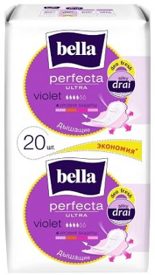 Купить bella (белла) прокладки perfecta ultra violet deo fresh 10+10 шт в Богородске