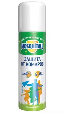 Mosquitall (Москитолл) Универсальная Защита аэрозоль от комаров 150 мл