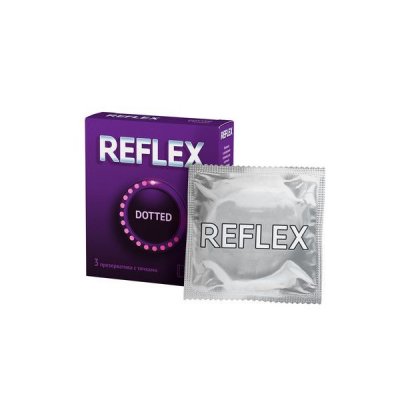 Купить рефлекс (reflex) презервативы с точками dotted 3 шт в Богородске