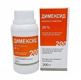 Димексид, раствор для наружного применения 25%, 200г