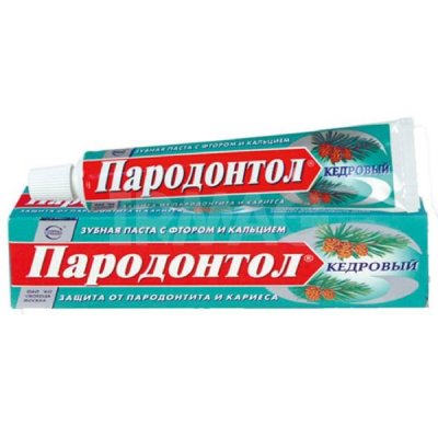 Купить пародонтол зубная паста кедровый с фтором 124г в Богородске