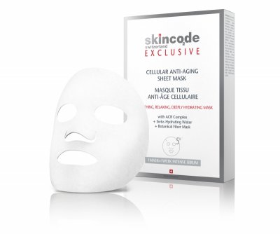 Купить скинкод эксклюзив (skincode exclusive) маска для лица антивозрастная клеточная 20мл 5шт в Богородске