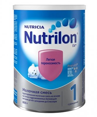 Купить nutrilon 1 (нутрилон) гипоаллергенный сухая смесь детская с рождения, 800г в Богородске