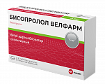 Купить бисопролол-велфарм, таблетки, покрытые пленочной оболочкой 5мг, 30 шт в Богородске