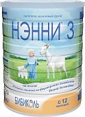Купить нэнни 3 смесь на основе натурального козьего молока с пребиотиками с 12 месяцев, 800г в Богородске