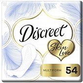Купить discreet (дискрит) прокладки ежедневные skin love multiform, 54шт в Богородске