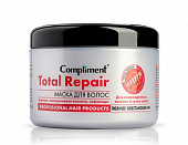 Купить compliment total repair (комплимент) маска для поврежденных волос с кератином гиалуроновой кислоты, 500мл в Богородске