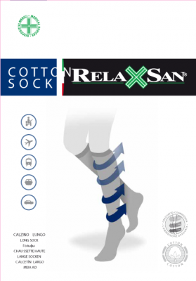 Купить релаксан (relaxsan) гольфы мужские с хлопком cotton socks размер 4, черный в Богородске
