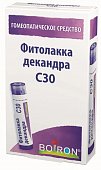 Купить фитолакка декандра c30, гранулы гомеопатические, 4г в Богородске