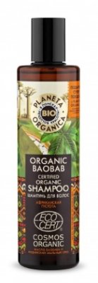 Купить планета органика (planeta organica) organic baobab шампунь для волос, 280мл в Богородске