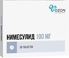 Купить нимесулид, таблетки 100мг, 30шт в Богородске