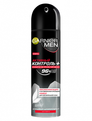 Купить garnier men mineral (гарньер) дезодорант-антиперспирант активный контроль+ 96 часов спрей, 150мл в Богородске