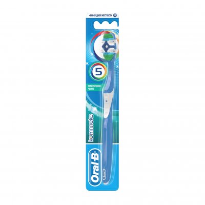 Купить oral-b (орал-би) зубная щетка комплекс, пятисторонняя чистка 40 средняя 1 шт в Богородске