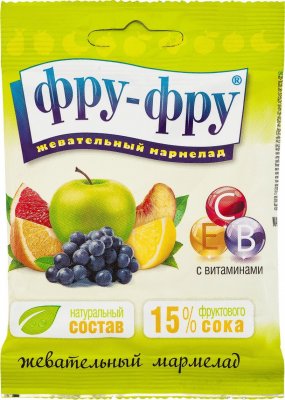 Купить мармелад фру-фру фрукты-ягоды, 30г в Богородске